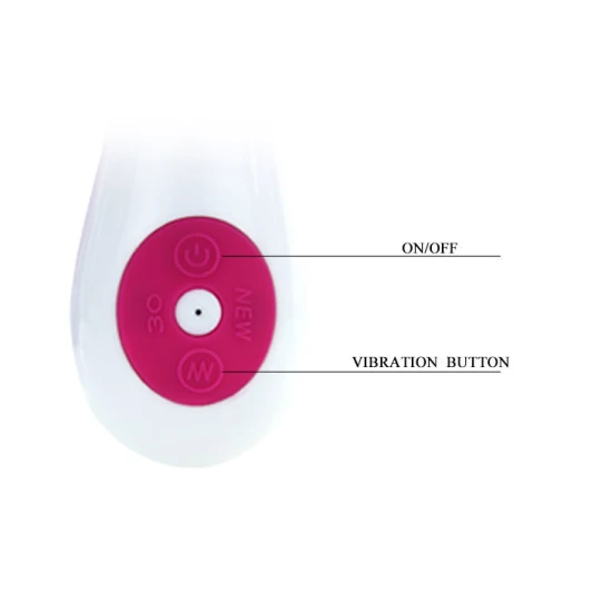 Vibrator Daniel - Elegant, Alb, Mărime Unică