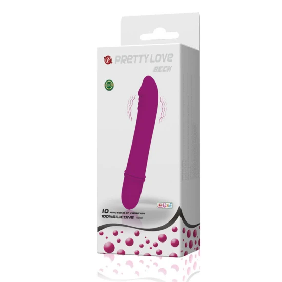 Vibrator Beck - 10 Impulsuri de Vibrație, Violet, Mărime Mini.