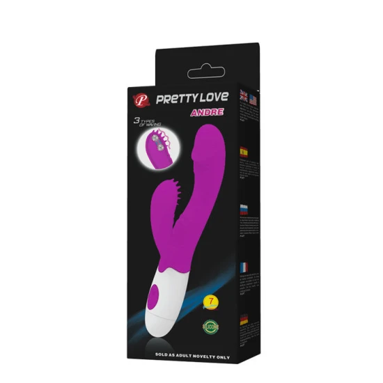 Vibrator stimulator tip andrè, Mov și Alb