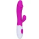 Vibrator elegant din ABS/TPR silicon, liliac și alb