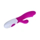 Vibrator elegant din ABS/TPR silicon, liliac și alb
