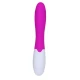 Vibrator elegant din ABS/TPR silicon, liliac și alb