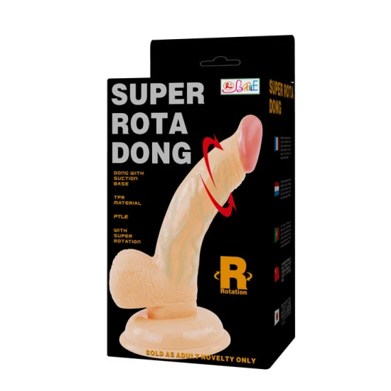 Dildo Realist Super Rota Dong Penis Rotator