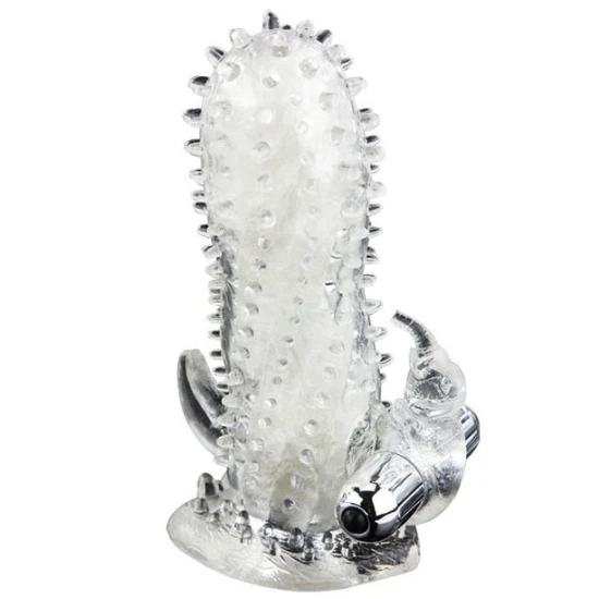 Extensie vibrator penis, Rabbit, Negru