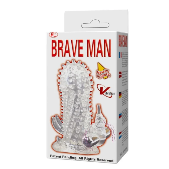 Extensie vibrator penis, Rabbit, Negru