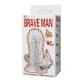 Extensie vibrator penis, Rabbit, Negru