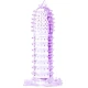 Teacă pentru penis din silicon, mov, 14 cm