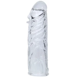 Capac penis din silicon stimulativ, Roz, 13 cm