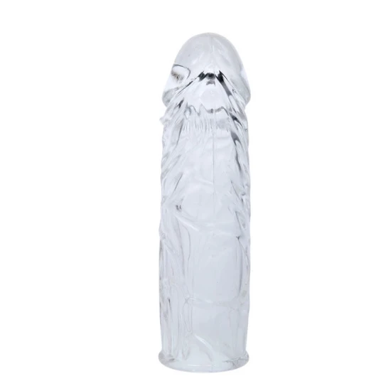 Capac penis din silicon stimulativ, Roz, 13 cm