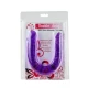 DILDO DUBLĂ - Tip Produs Model, Liliac - Jelly flexibil