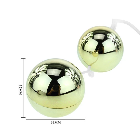 Vibrator Chinese Balls, Auriu