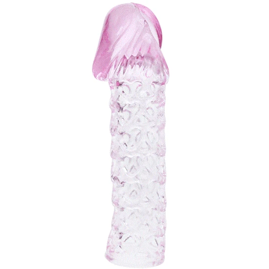 Sleevă extensie penis - 2.5 cm lungime, transparent, universal