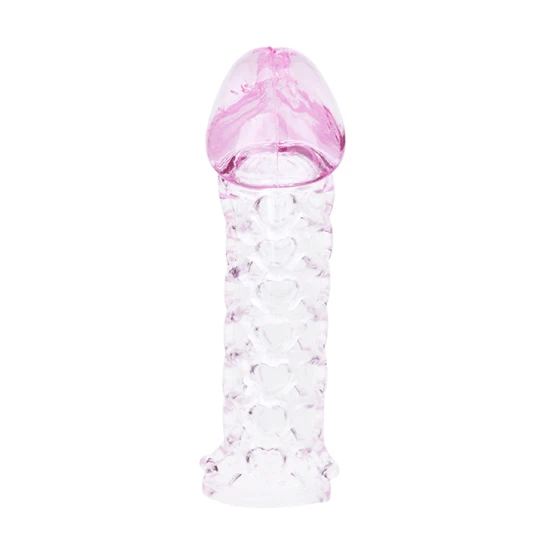 Sleevă extensie penis - 2.5 cm lungime, transparent, universal