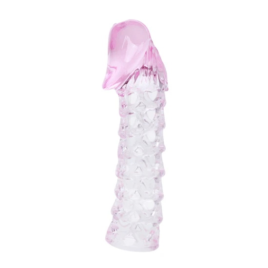 Sleevă extensie penis - 2.5 cm lungime, transparent, universal