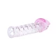 Sleevă extensie penis - 2.5 cm lungime, transparent, universal