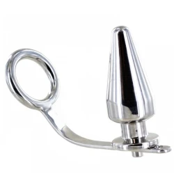 Inel Steel cu Plug Anal - 80 x 55 mm