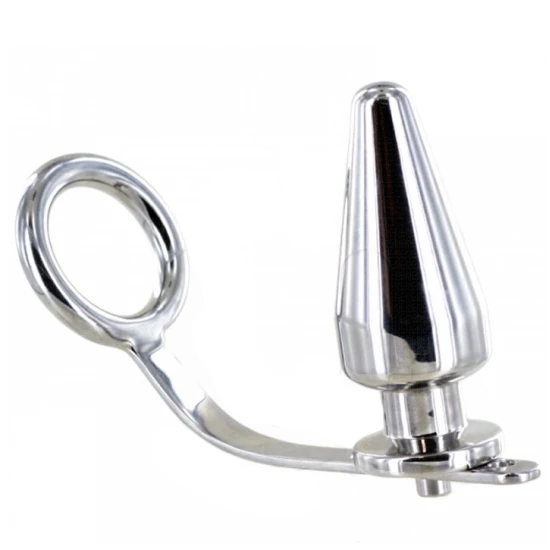 Inel Steel cu Plug Anal - 80 x 55 mm