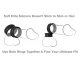FANTASY - Inele din silicon tip C-Ringz, Max/Widht, Roz/Negru