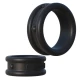 FANTASY - Inele din silicon tip C-Ringz, Max/Widht, Roz/Negru