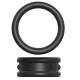 FANTASY - Inele din silicon tip C-Ringz, Max/Widht, Roz/Negru
