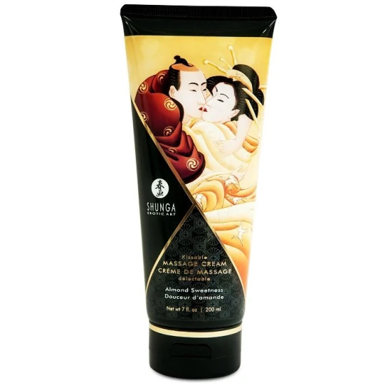 SHUNGA - Cremă de masaj Sweet Almond, 200 ml