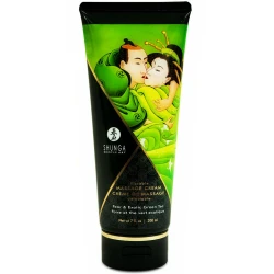 SHUNGA - Cremă de masaj cu pară și ceai verde, 200 ml