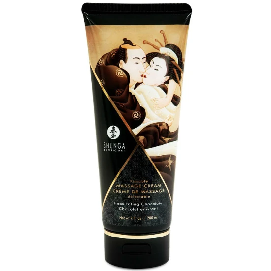 SHUNGA - Cremă de masaj, ciocolată, 200 ml