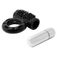 Inel Vibrator POWER RING - 10 Funcții de Vibrație, Flexibil, Maro.
