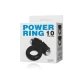 Inel Vibrator POWER RING - 10 Funcții de Vibrație, Flexibil, Maro.