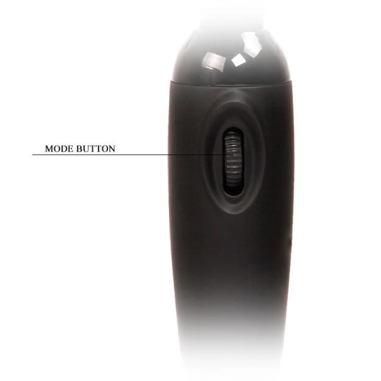 Masajer compact puternic din silicon, negru