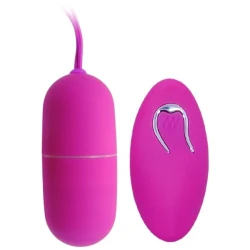 Ou vibrator cu vibrații, telecomandă, 12V, Roz