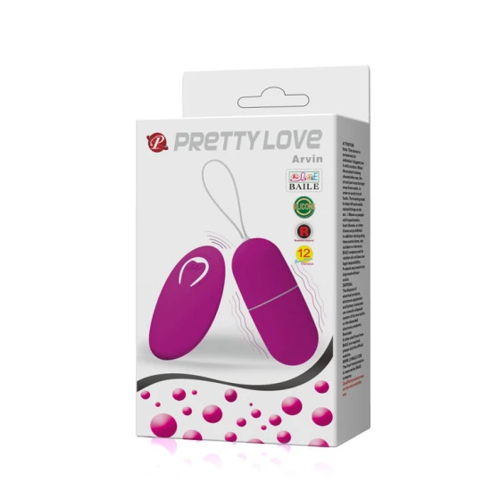 Ou vibrator cu vibrații, telecomandă, 12V, Roz