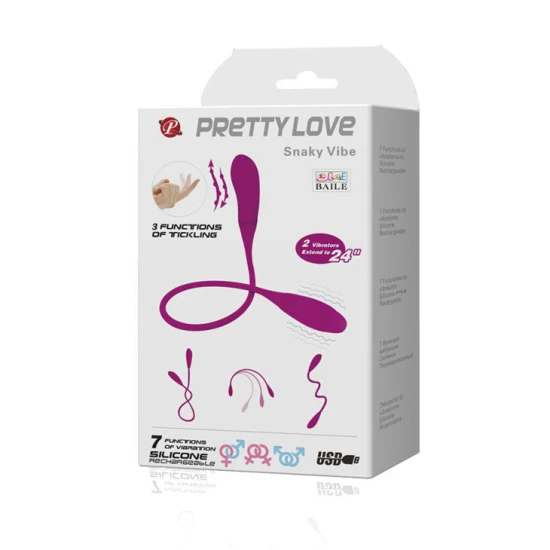 Vibrator tip șarpe smart, 7 moduri + 3 funcții de stimulare tip „tickling”
