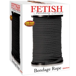 Frânghie Bondage Bondage Rope, 60.96 metri, Negru