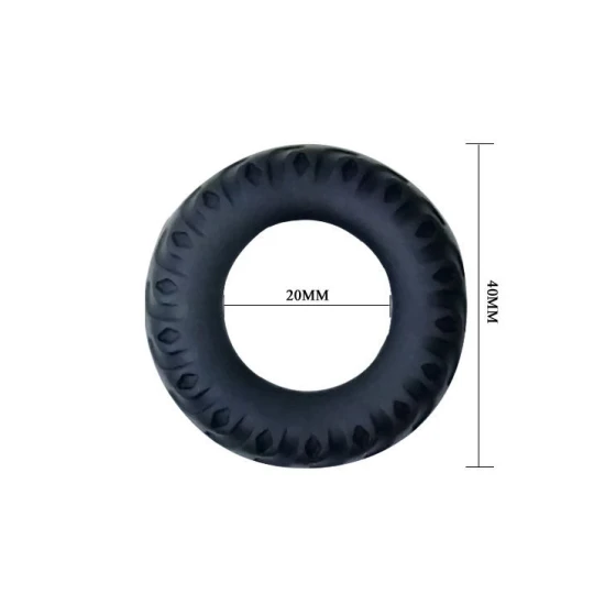 Ham TITAN COCKRING - Negru, 2 CM