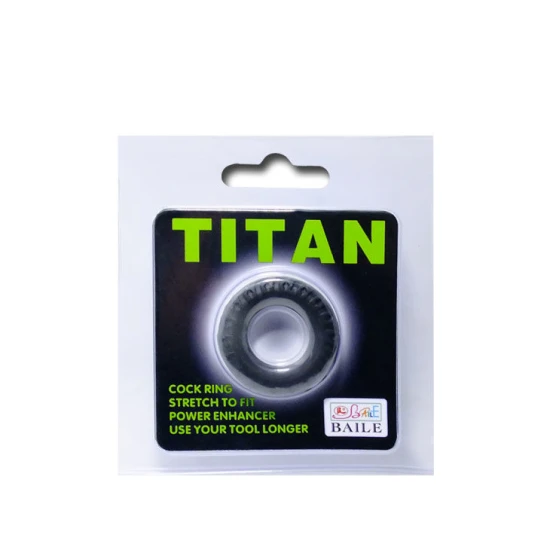 Ham TITAN COCKRING - Negru, 2 CM