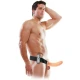 Strap-On, cu cavitate, maro