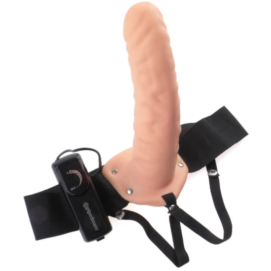 Strap-On, cu cavitate, maro