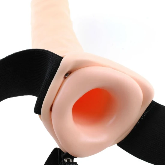 Strap-On, cu cavitate, maro