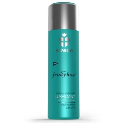 Lubrifiant Fruity Love, Coacăze negre și tei, Negru, 100 ml