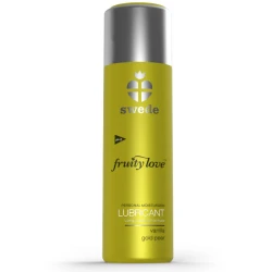 Jucărie Vibrantă Fruity Love Lubrifiant Pear 100 Ml, vanilie, auriu