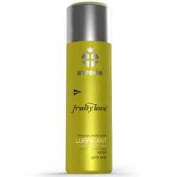 Jucărie Vibrantă Fruity Love, lubrifiant VANILLA PEAR 50 ML, auriu