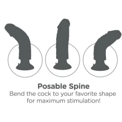 Jucărie sexuală tip vibrator, Flesh, 20,32 cm