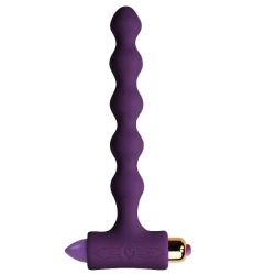 Anal plug cu vibrații și perle Petite Sensations, Lila