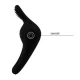 Inel vibrator tip degetar, Negru