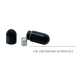 Inel vibrator tip degetar, Negru