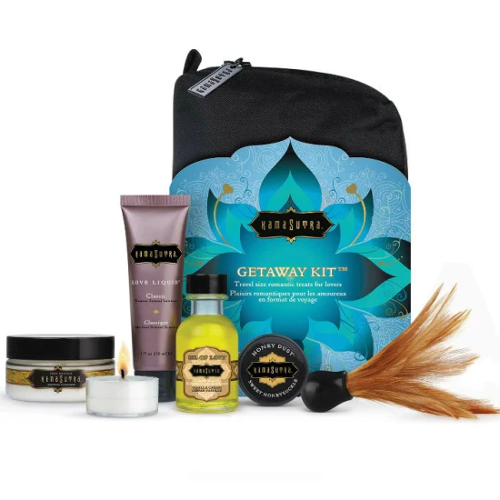 Kit romantic și luxos pentru călătorii, Roz