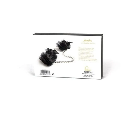 BIJOUX - Indiscrets Frou Frou - Set cătușe din organza, Roz