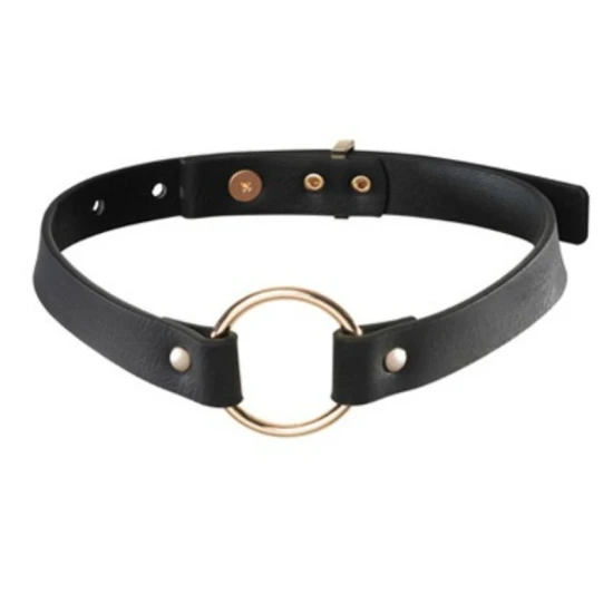 Choker tip colier BDSM, Negru