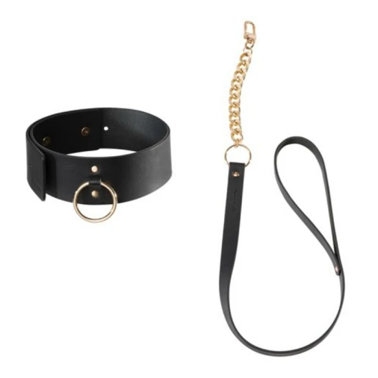 Colier tip choker Model Maze, Negru